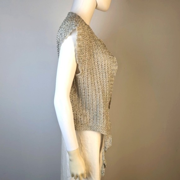 Vintage Metallic Knit Cardigan / Small - Picture 3 of 5